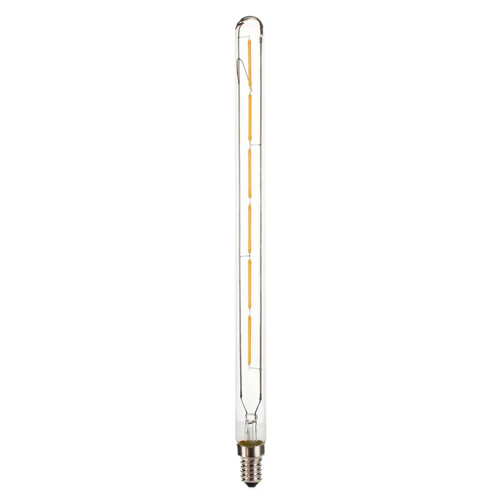Dekorative E14 LED Röhrenlampe im Vintage Industriestil mit warmweißem Filament, 3W-6W energiesparend.