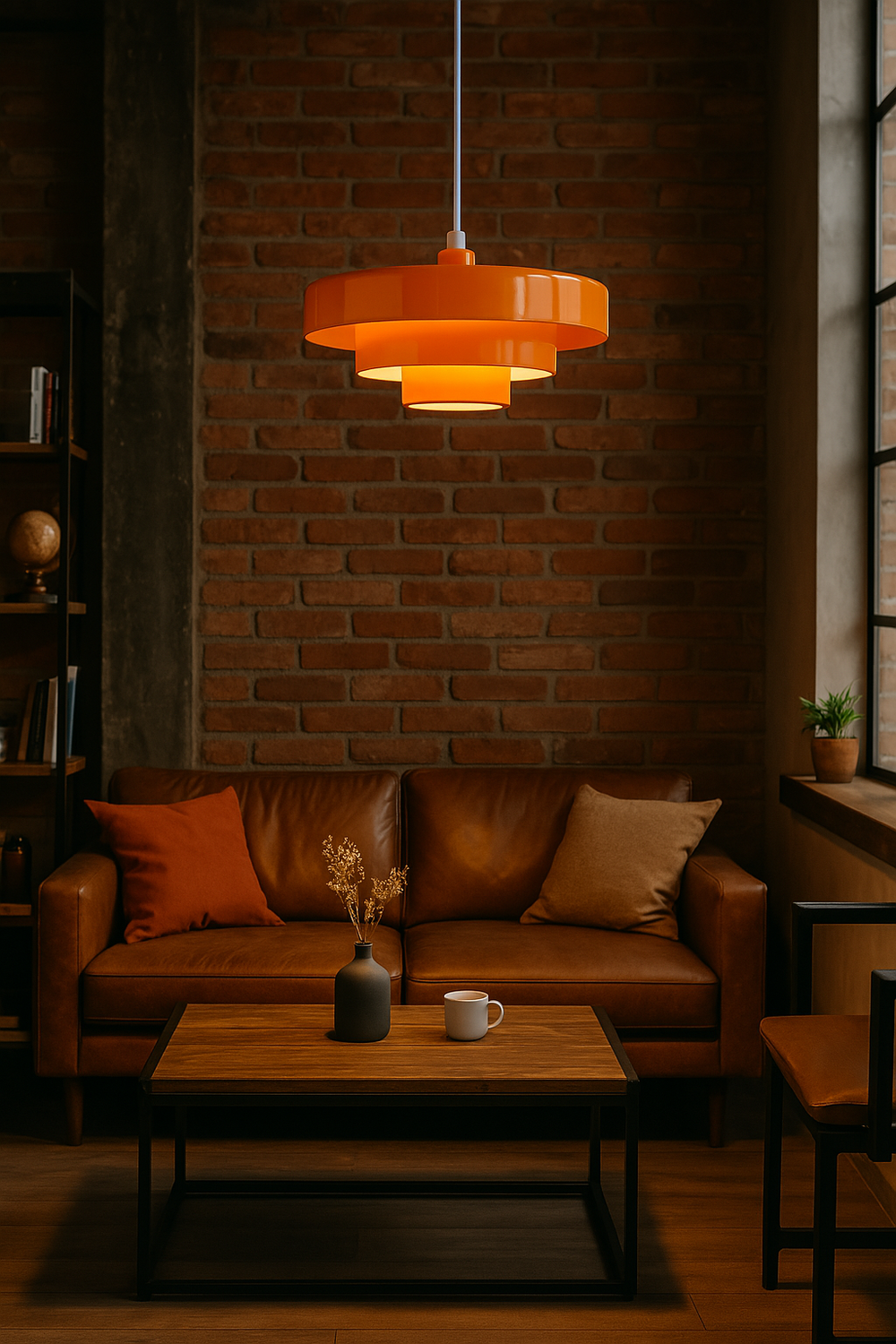 Hängeleuchte Vintage LED über Küchentisch; perfekte Esszimmerlampe für gemütliches Ambiente.