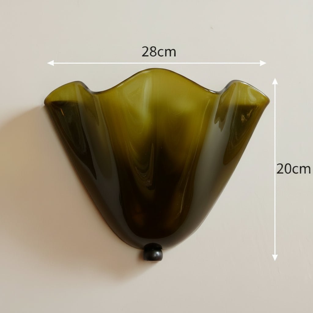 Vielseitige Buntglas LED Wandlampe, Vintage-Optik, passend für Flur, Schlafzimmer, Wohnzimmer.