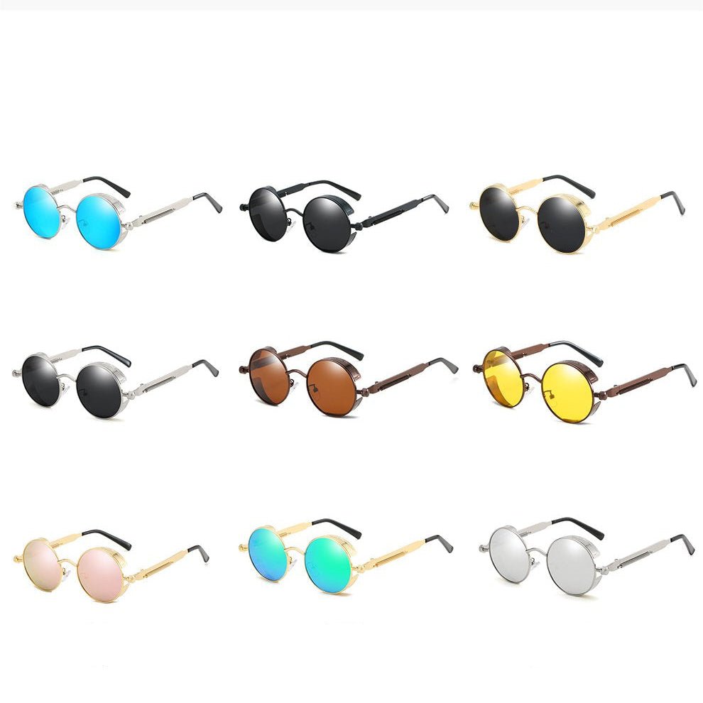 Detailaufnahme der polarisierten Gläser einer Vintage Sonnenbrille mit UV400.
