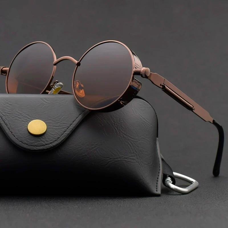 Stilvolle Damen Vintage Sonnenbrille mit polarisierten UV400 Gläsern.
