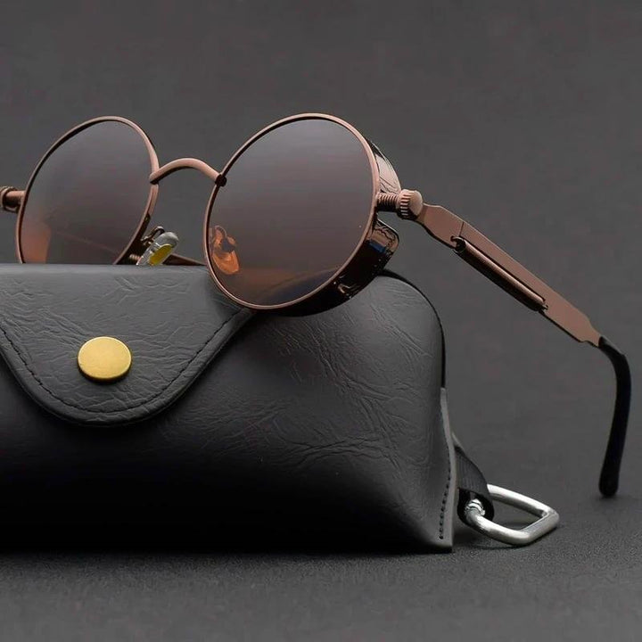 Stilvolle Damen Vintage Sonnenbrille mit polarisierten UV400 Gläsern.