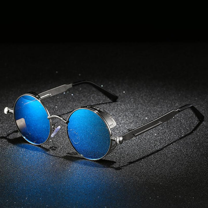 Robuste Herren Vintage Sonnenbrille mit UV400 und polarisiertem Augenschutz.