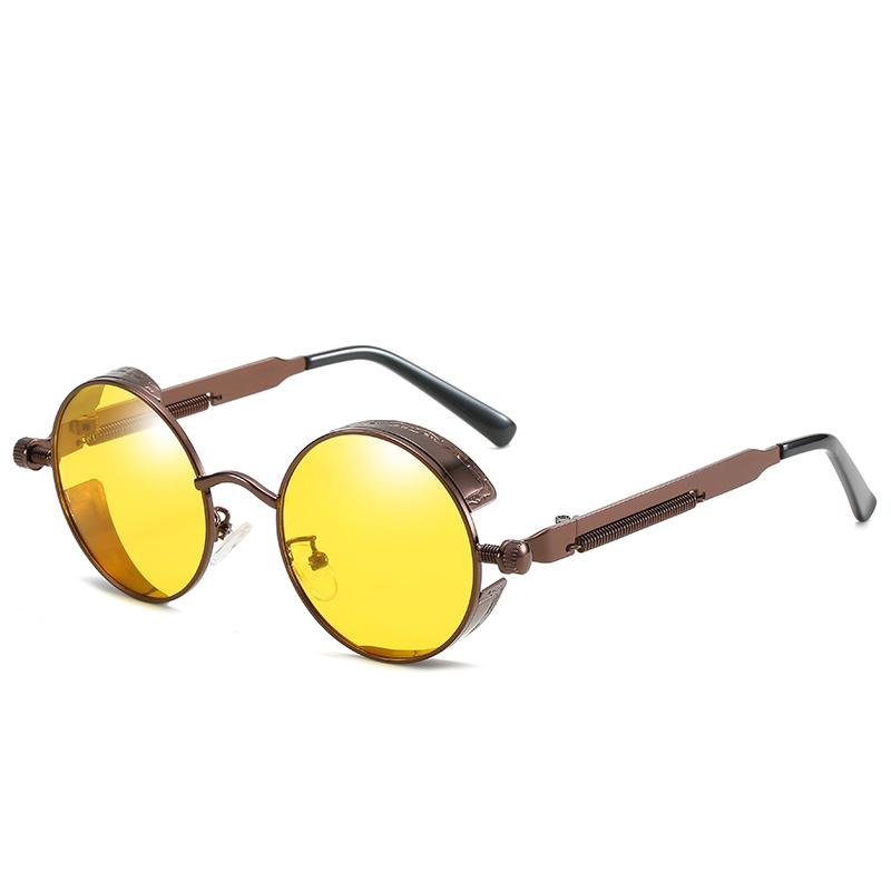 Klassische Vintage Sonnenbrille mit UV400 Schutz & polarisierten Gläsern.