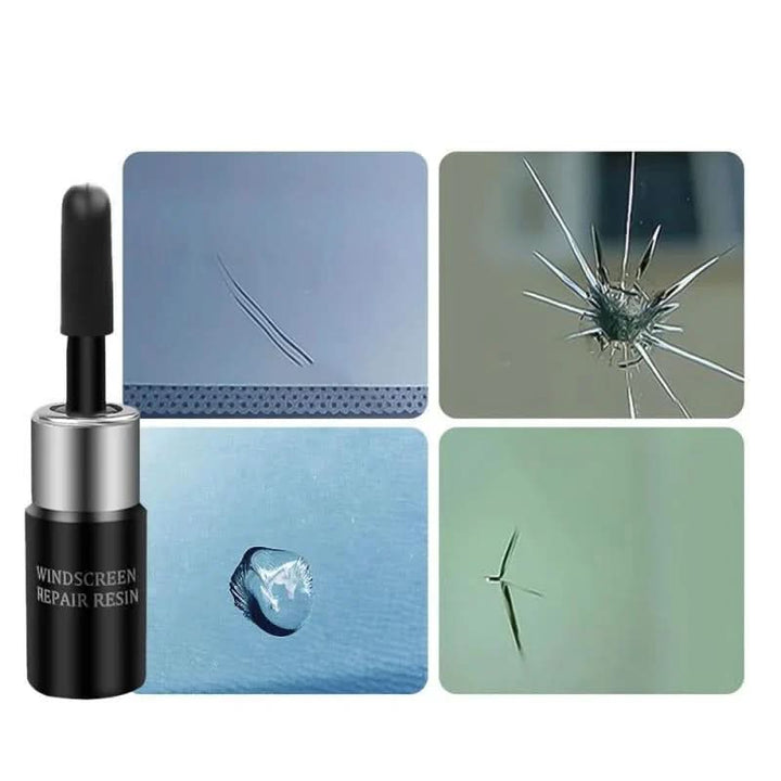 VisiFix Glasreparaturset für Auto & Heim. Repariert Glasbruch an Windschutzscheiben & Spiegeln effektiv.