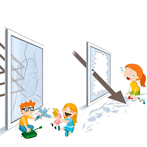 Reflektierende Spiegelfolie für Fenster, schafft Privatsphäre am Tag & schützt vor Hitze.