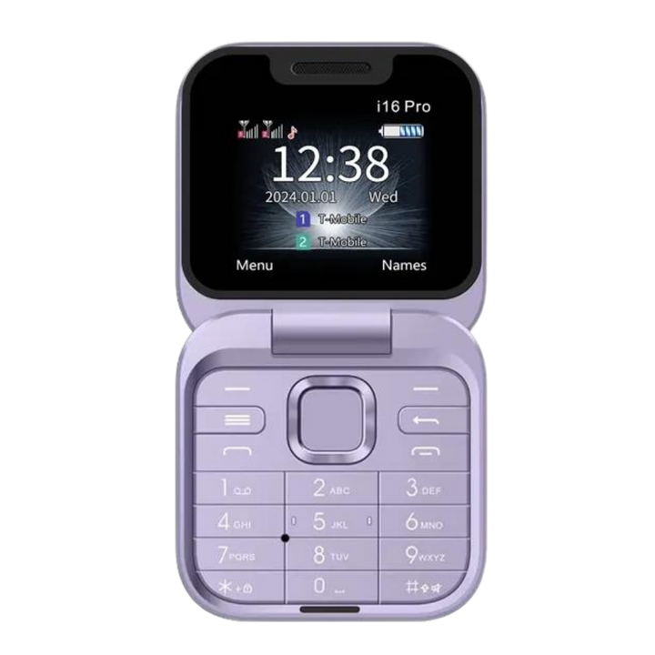Elegantes Vivolux Klapphandy, faltbares Design. Kompaktes Dual-SIM Mobiltelefon in moderner Technik.