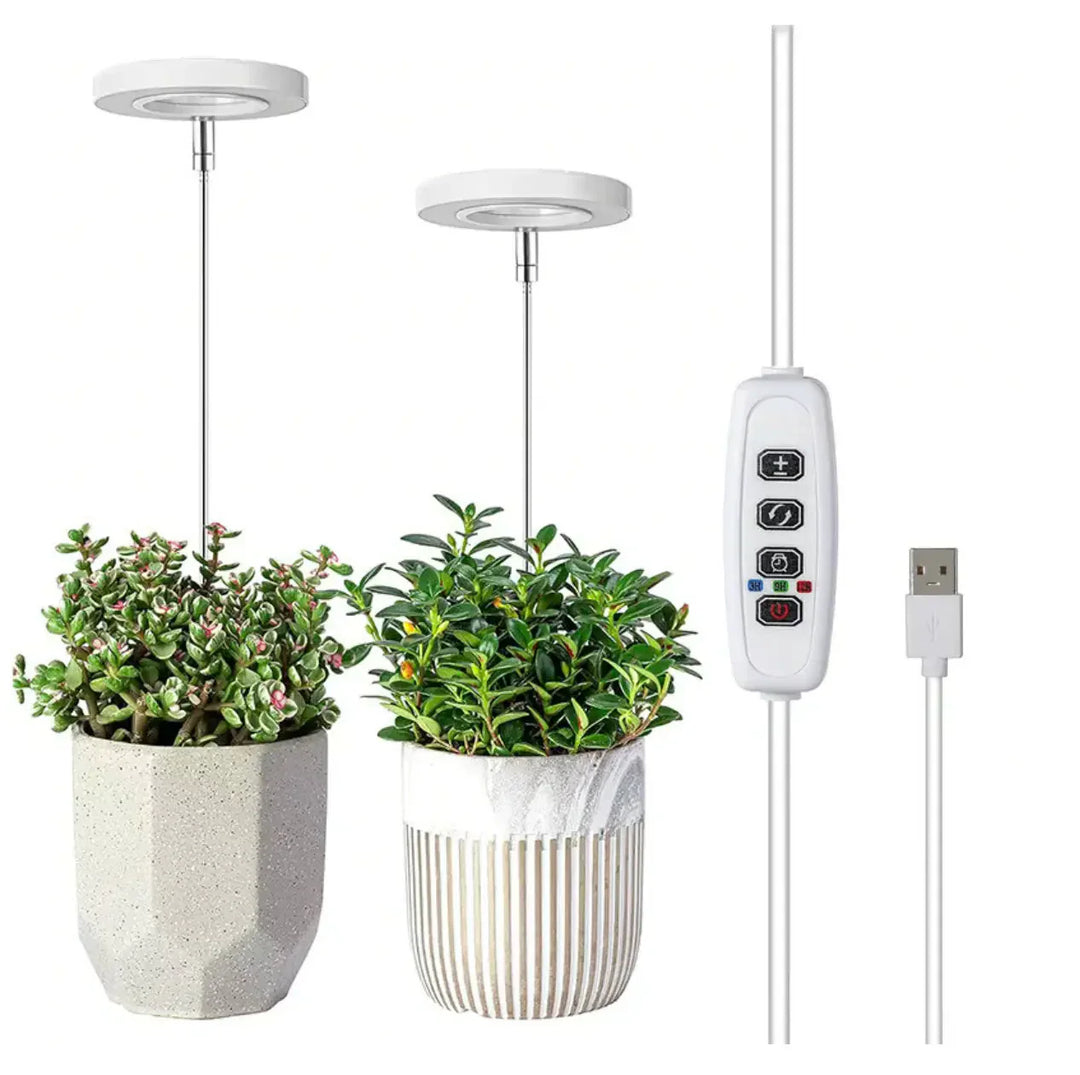 Moderne LED Pflanzenlampe Vollspektrum für optimalen Indoor-Anbau und effektive Pflanzenpflege.