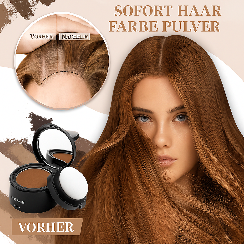 VoluHair SoftCover Haarpuder für sofortige Haardichte. Kaschiert dünnes Haar & Haaransatz. Für Volumen & Fülle.