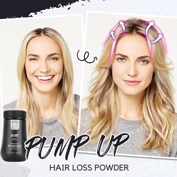 Mattierendes Volumen Puder, ideal für sofortige Haarfülle und starken, flexiblen Halt bei Frauen & Männern.