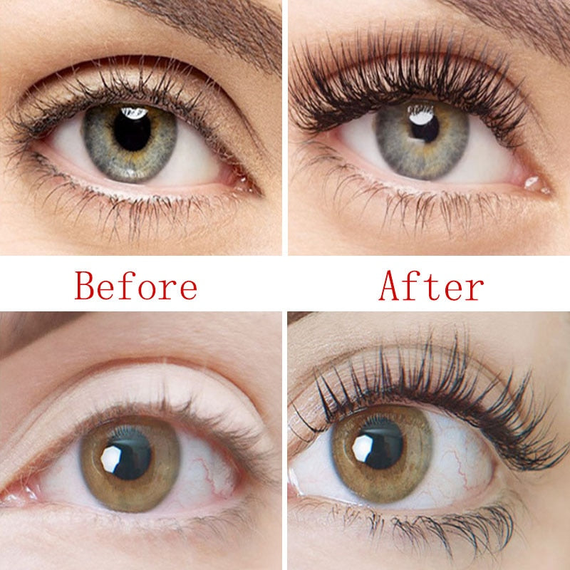 Wimpernserum mit Pflanzenextrakten für gesundes Wimpernwachstum; sorgt für natürliche, voluminöse, lange Wimpern.