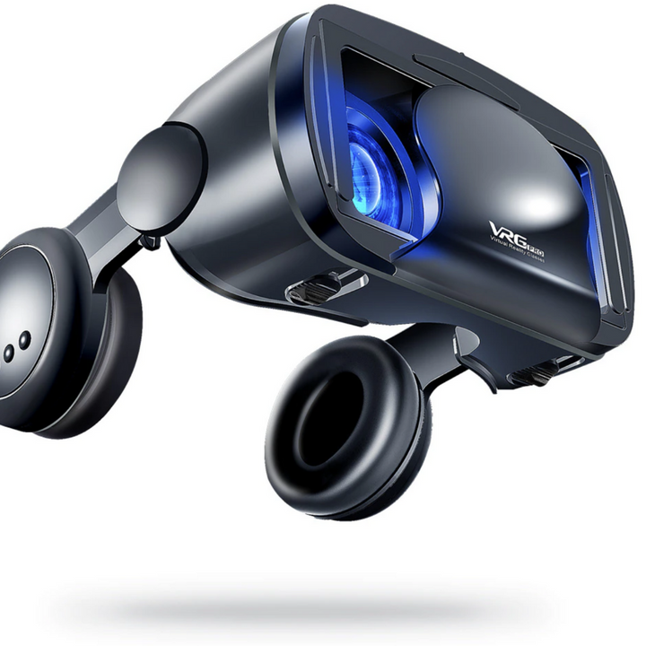 Ergonomische VR-Brille mit verstellbarem Headset. Ideal für iPhone & Android Virtual Reality Erlebnisse.