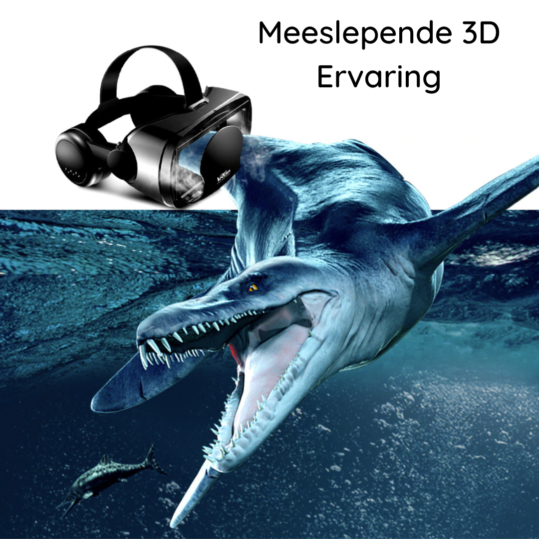 Integrierte Kopfhörer der VR-Brille für vollen Sound. Ultimatives Virtual Reality Erlebnis mit iPhone/Android.