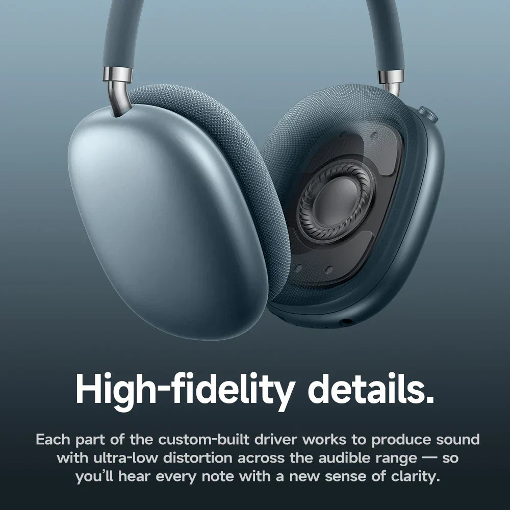 W65 Plus Over-Ear Kopfhörer in Schwarz, mit Geräuschunterdrückung und bequemen Ohrpolstern für Audio.