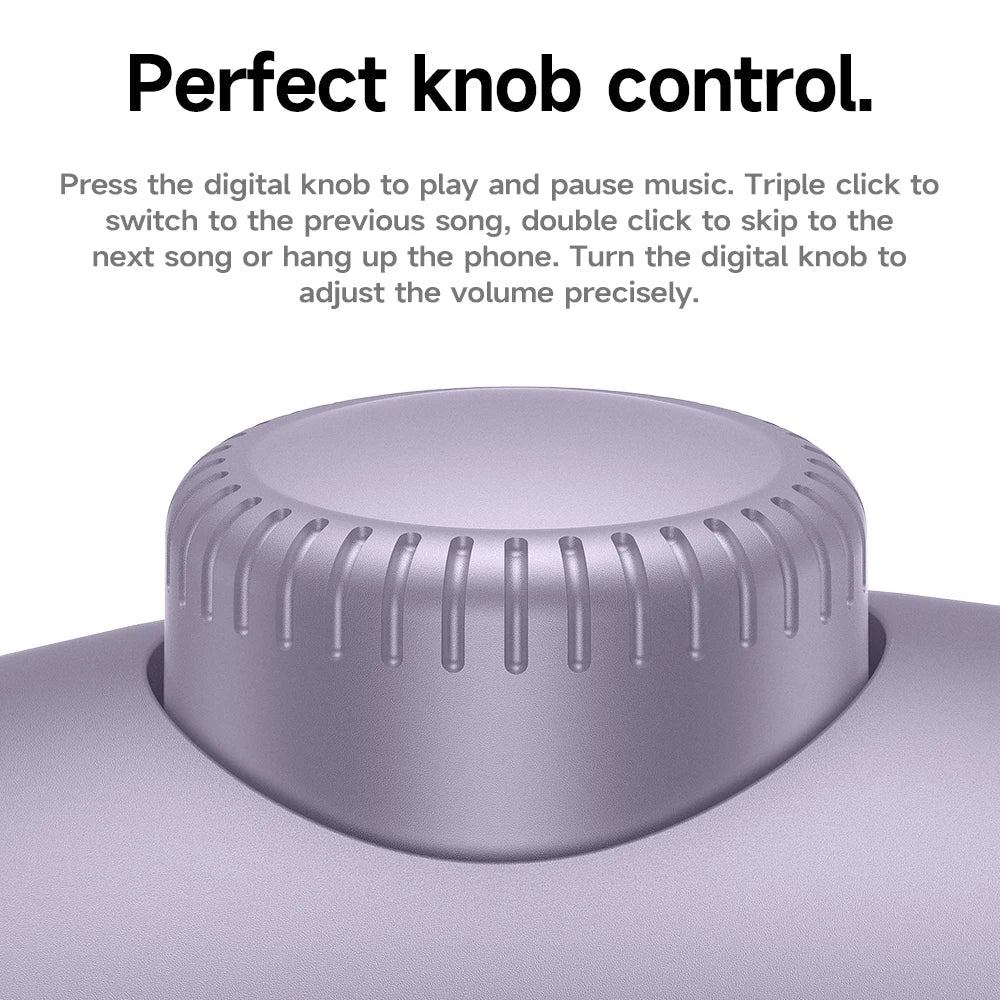 Kabellose W65 Plus Over-Ear Kopfhörer von der Seite, mit langer Akkulaufzeit und Premium Klang.