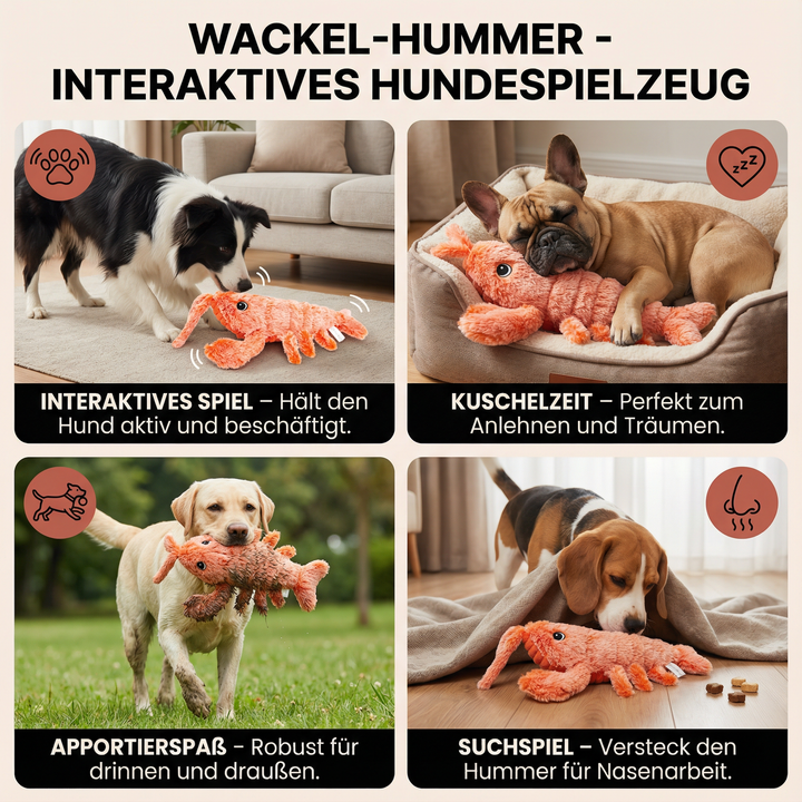 Aktionsspielzeug Wackel-Hummer für Hunde, langlebiges und spannendes Hundezubehör für Spielstunden.