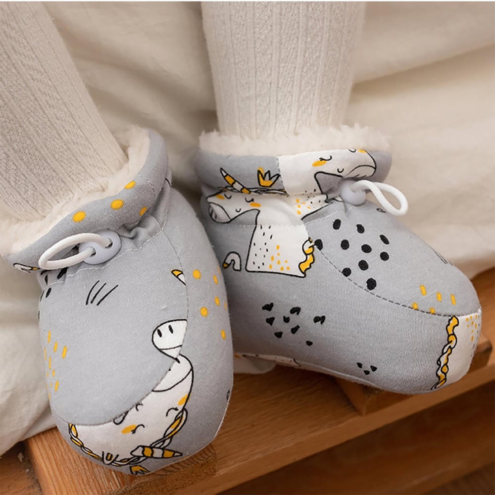 Komfortable & warme Baby Winter-Booties, rutschfeste Kleinkindschuhe mit flexibler Sohle für sichere Schritte.