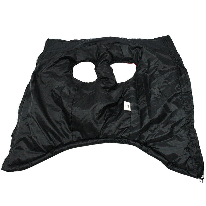 Bequeme Hundejacke mit Geschirr, warm & wasserabweisend. Perfekter Kälteschutz für Hunde.