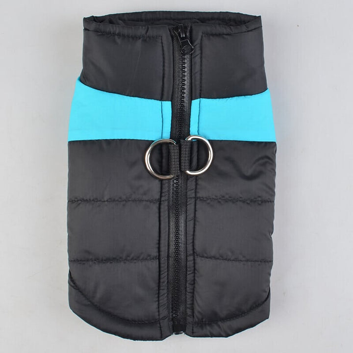 Reflektierende Winter-Hundeweste, wasserdicht & warm, mit praktischem Hundegeschirr für kleine & große Hunde.