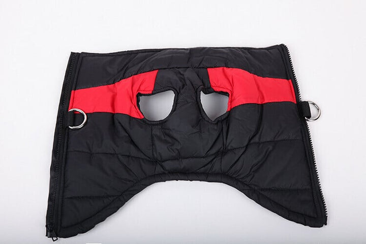 Hundewintermantel mit Fleece-Futter & Reißverschluss, wasserdicht & reflektierend, ideal für Outdoor.