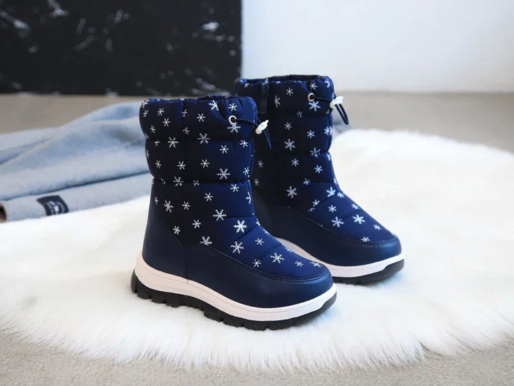 Robuste, wasserdichte Schneestiefel für Damen & Mädchen. Warm gefüttert, rutschfeste Sohle für Schnee.
