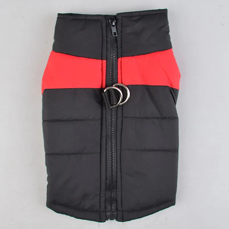 Reflektierende Regen-Hundejacke für optimalen Winterschutz; wind- und wasserdicht für Spaziergänge.