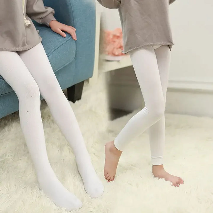 Warmelle Kinder Thermo-Strumpfhose, fleece-gefüttert, dehnbar für Schule, Freizeit & Spiel im Herbst/Winter.