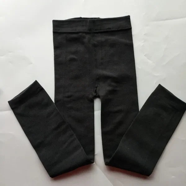 Robuste Mädchen Winter Strumpfhose, fleece-gefüttert & dehnbar. Warmelle Kindermode für Herbst & Winter, bequem.