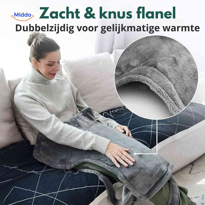 Ideal für den Winter: WarmHug Nacken- & Schulterwärmer. Entspannt Muskeln, lindert Rückenschmerzen.