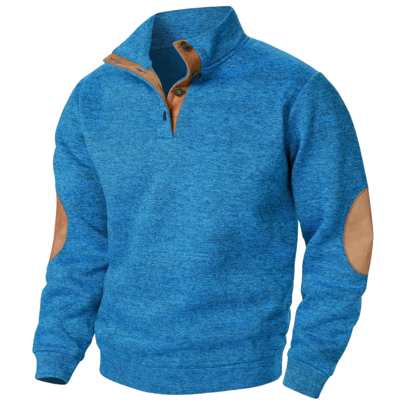Männer Fashion Pullover mit Quarter-Zip, warm und bequem, ein Must-have für die kühlen Jahreszeiten und den Alltag.