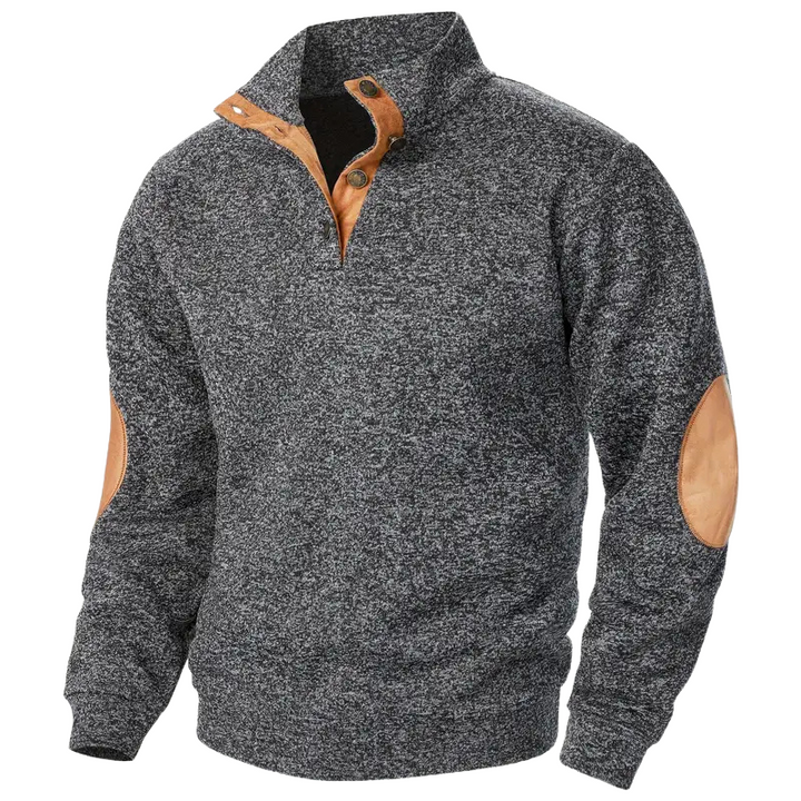 Komfortabler Herren Quarter-Zip Pullover, weich und warm, perfekt für gemütliche Stunden oder einen aktiven Tag.