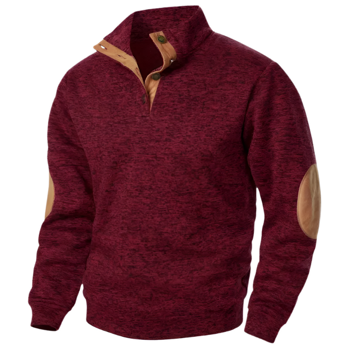 Stilvoller Quarter-Zip Pullover für Herren, perfekt für einen modernen Look im Alltag und zur Herbstmode 2025.