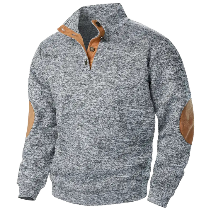 Hochwertiger Herren Quarter-Zip Pullover, strapazierfähig und warm, ideal für Männer, die Komfort schätzen.