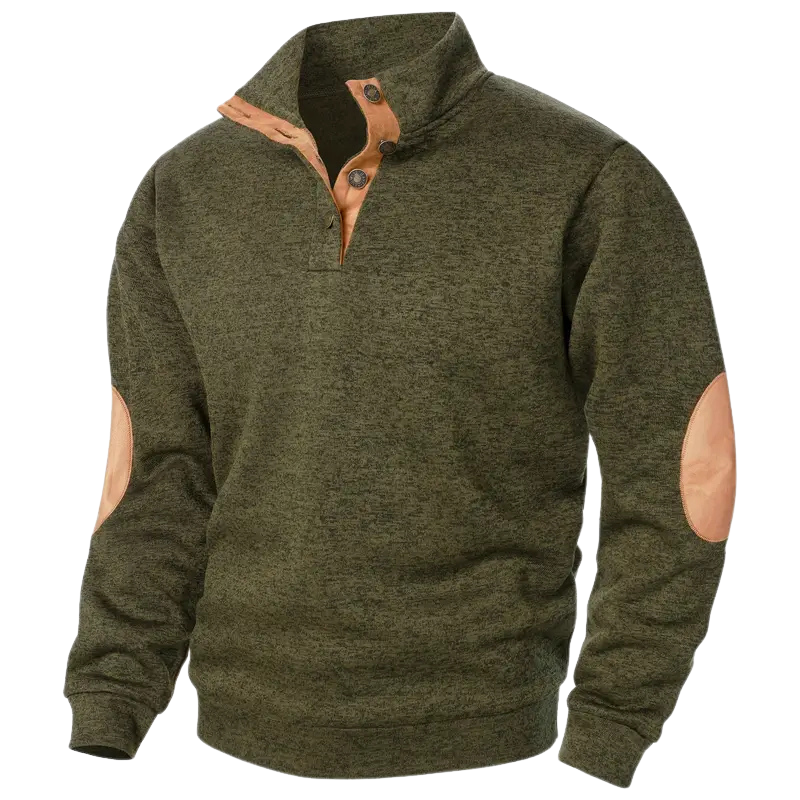 Eleganter Herren Winterpullover mit Quarter-Zip, bietet Wärme und einen stilvollen Auftritt für jeden Anlass.