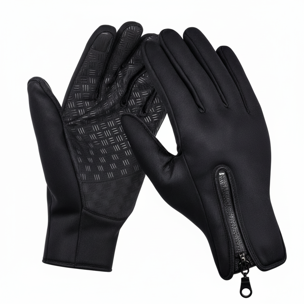 WARMTOUCH Outdoor-Handschuhe schützen vor Wind und Kälte beim Sport; warm und Touchscreen-kompatibel.