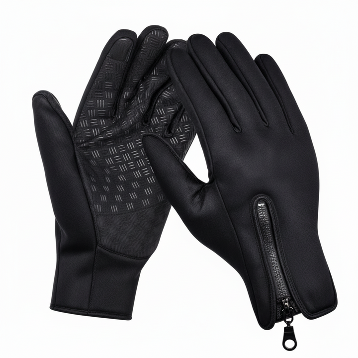 WARMTOUCH Outdoor-Handschuhe schützen vor Wind und Kälte beim Sport; warm und Touchscreen-kompatibel.