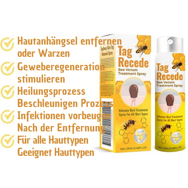 Körperpflege Warzenentferner Spray mit schneller Wirkung; für eine makellose, warzenfreie Haut, sanft & effektiv.