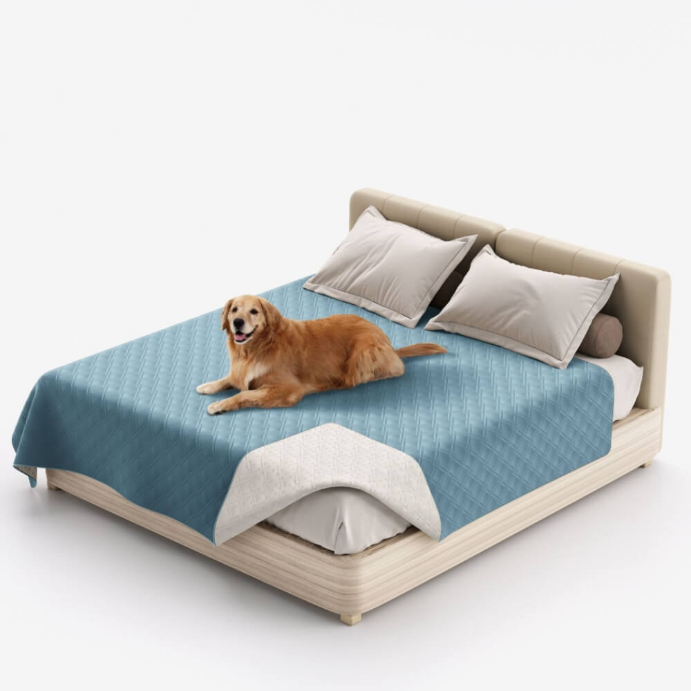 Weiche, wasserabweisende Haustierdecke, schützt Sofa & Bett. Gemütlicher Platz für dein Haustier.