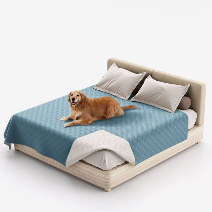 Weiche, wasserabweisende Haustierdecke, schützt Sofa & Bett. Gemütlicher Platz für dein Haustier.
