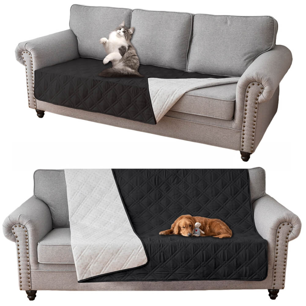 Waschbare Haustierdecke & Möbelschutz, wasserabweisend für Sofa. Hält sauber & gemütlich.