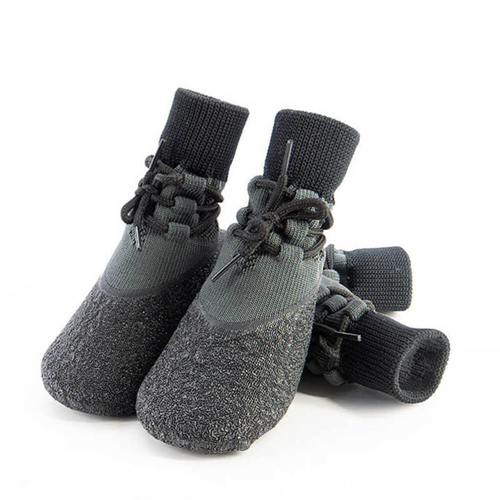 Sichere, rutschfeste Hundeschuhe, wasserdicht & atmungsaktiv, idealer Pfötenschutz für alle Outdoor-Abenteuer.