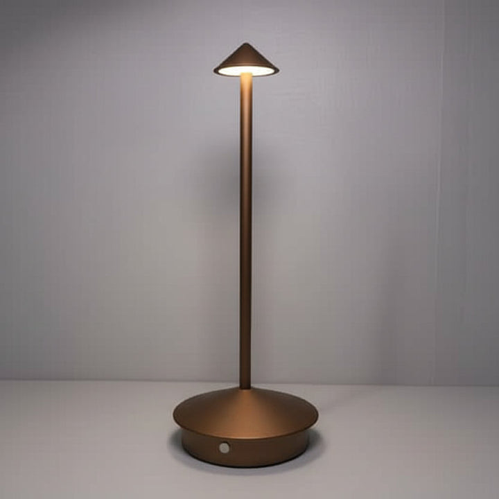 Elegante, dimmbare LED-Leuchte für innen & außen, wetterfest und kabellos, als Spikelight oder Dekoleuchte.
