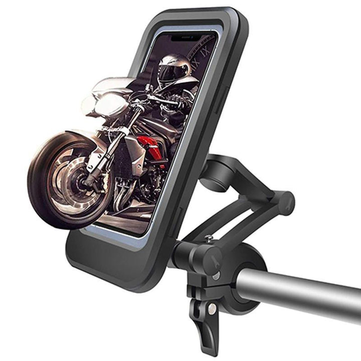 Fahrrad-Smartphone-Halter mit Powerbank & kabellosem Laden; perfekte Ladefunktion für lange Touren.