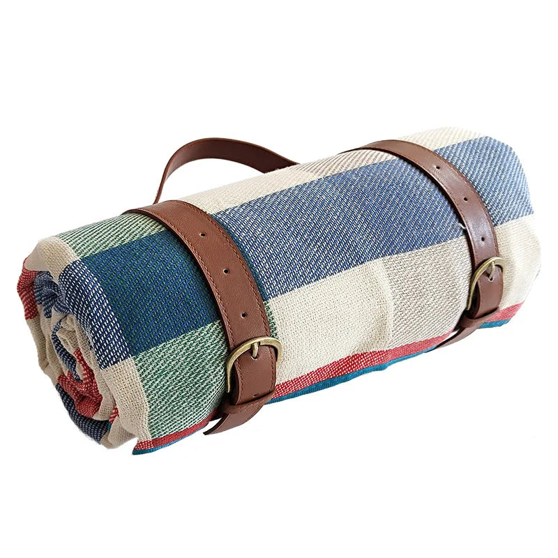 Praktische wasserdichte Picknickdecke, faltbar, mit Gurt zum einfachen Transport für Park & Garten.