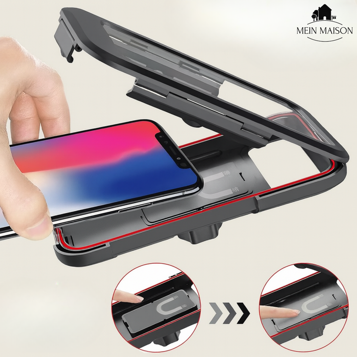Navigations-Handyhalterung wasserdicht für Fahrrad & Motorrad, sicherer Halt für Ihr Smartphone Outdoor.