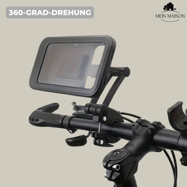 Outdoor Handyhalterung wasserdicht & robust, sicherer Smartphoneschutz für Fahrradtouren & Motorradfahrten.