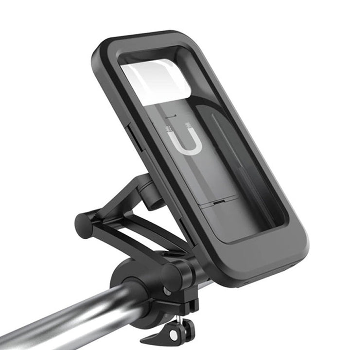 Wasserdichte Handyhalterung für Fahrrad & Motorrad mit Schnellverschluss und robustem Halt für Ihr Smartphone.