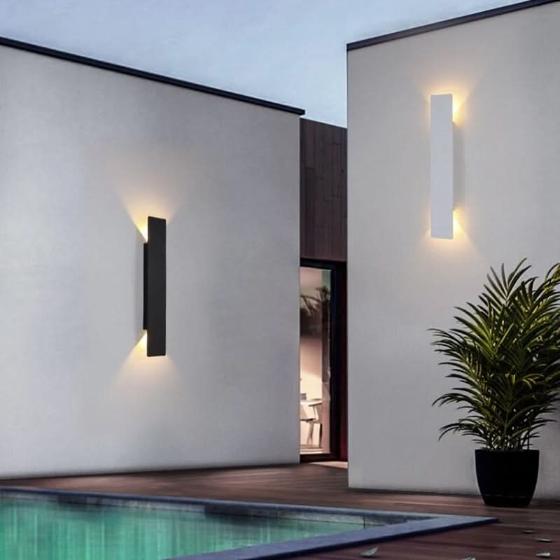 Energieeffiziente LED-Außenwandleuchte für Haus, Garten & Terrasse, wetterfest (IP65).