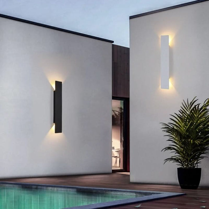 Energieeffiziente LED-Außenwandleuchte für Haus, Garten & Terrasse, wetterfest (IP65).