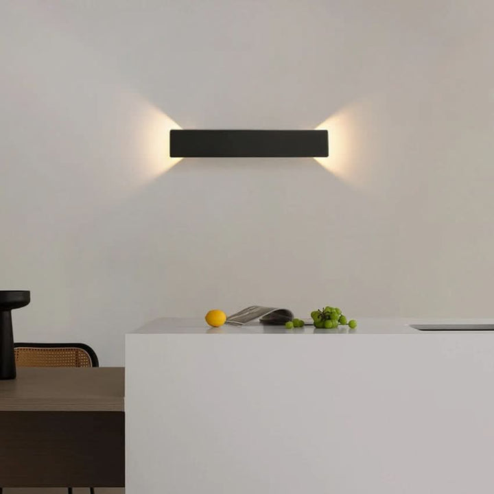 Wasserdichte IP65 LED-Wandleuchte für Gartenbeleuchtung, Terrassenlicht, modern, Aluminium.